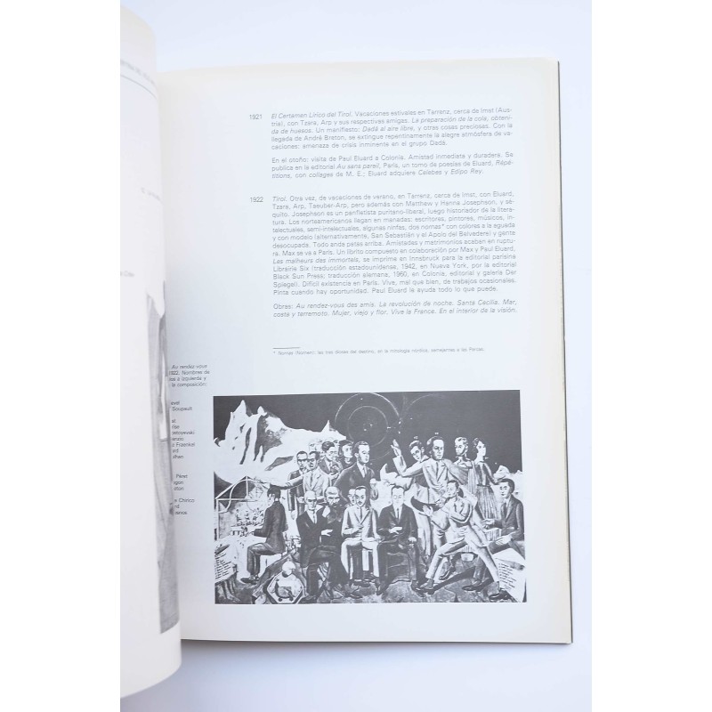 Max Ernst. Documenta de exposiciones, 1986,...