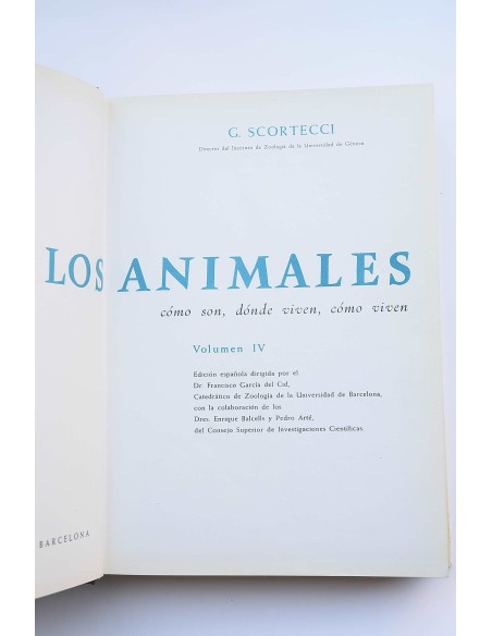Los animales : cómo son, dónde viven, cómo viven. Vol. IV. Anfibios, peces