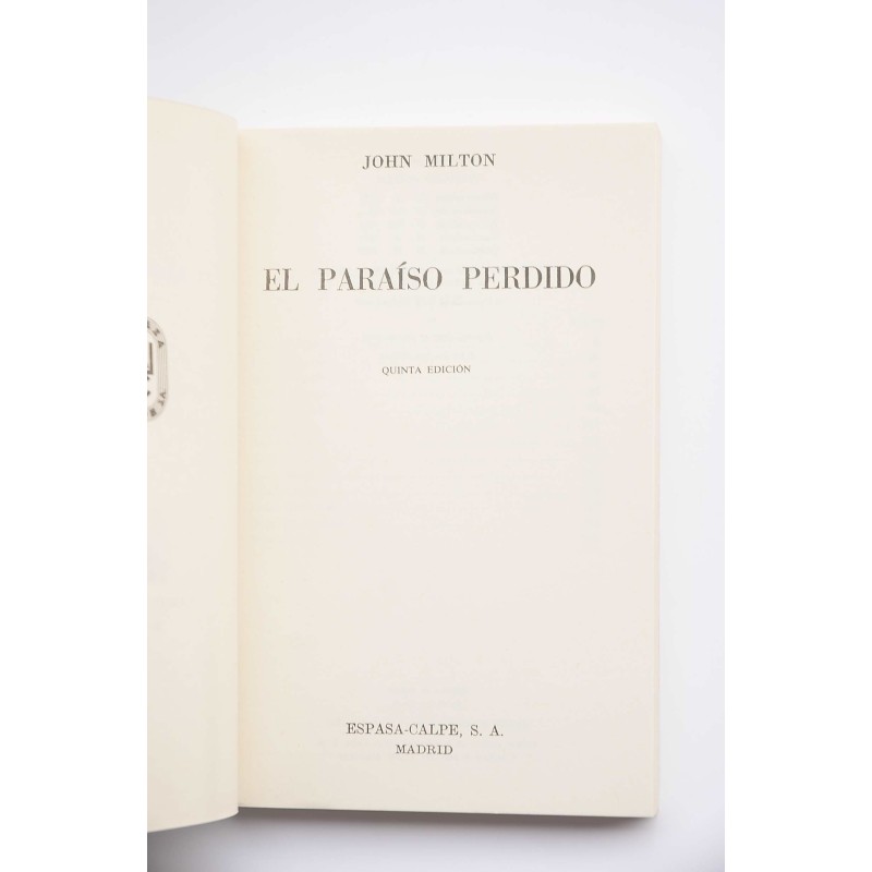 El paraiso perdido