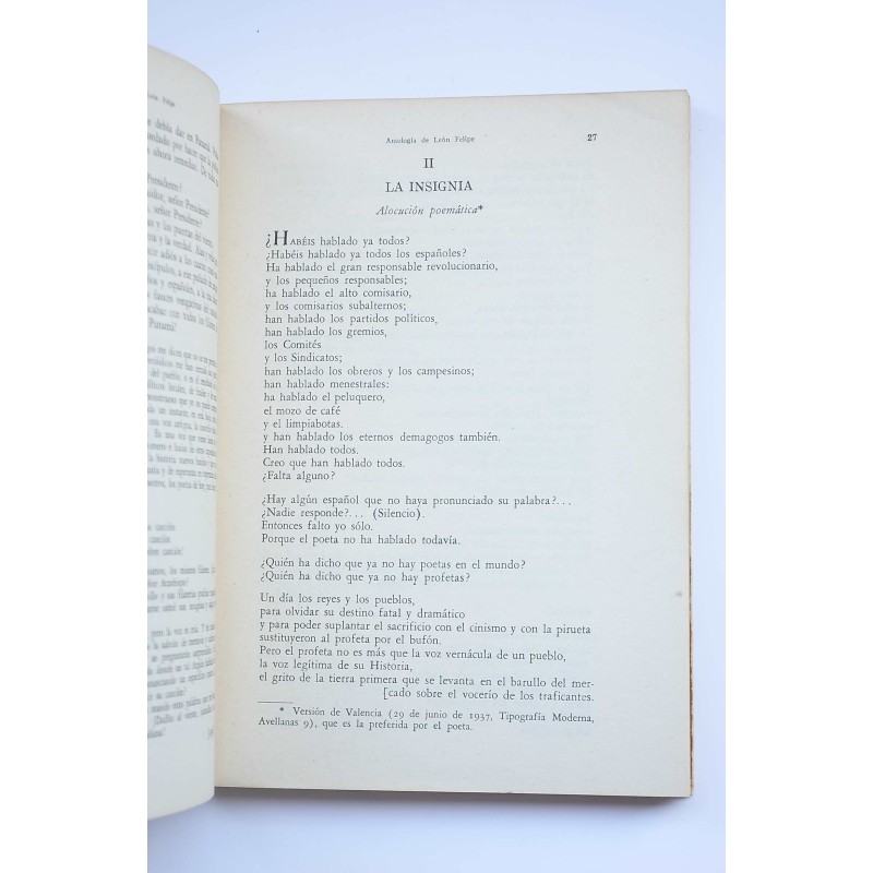 León Felipe. Antología y Homenaje