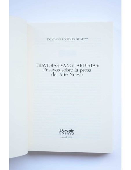 Travesías vanguardistas : ensayos sobre la prosa del Arte Nuevo