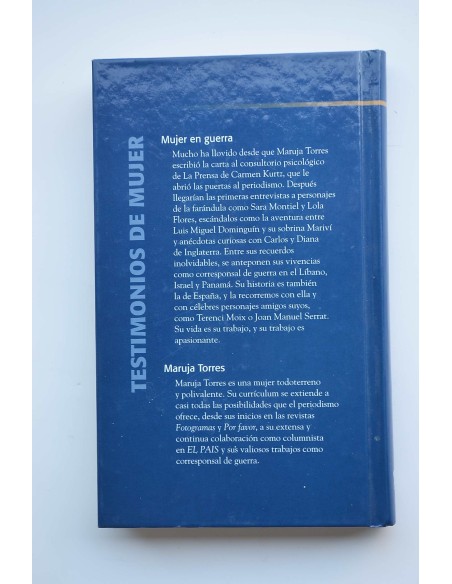 Mujer en guerra. Más máster da la vida