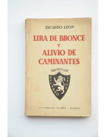 Lira de Bronce y alivio de caminantes