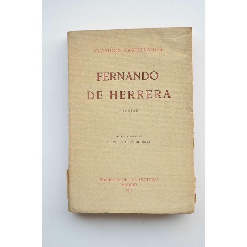 Poesías de Fernando de Herrera