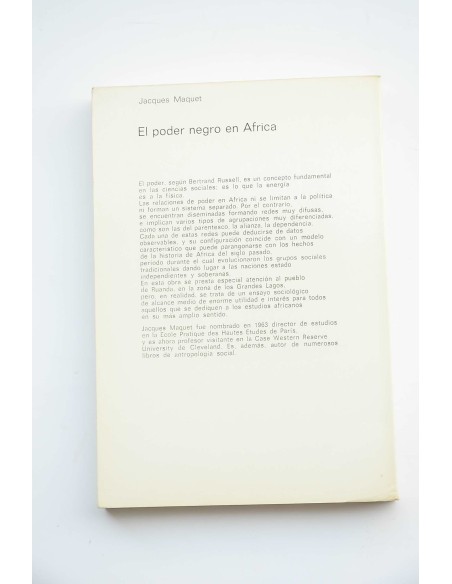 El poder negro en Africa