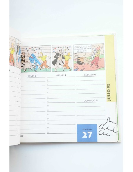 Agenda Tintín 1993 ¡Bravo, Milu!