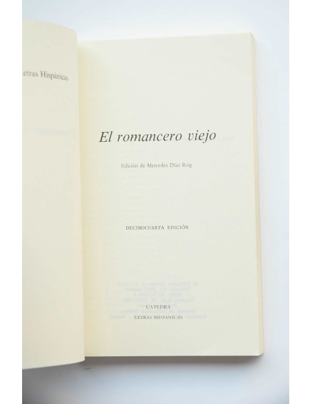 El Romancero viejo