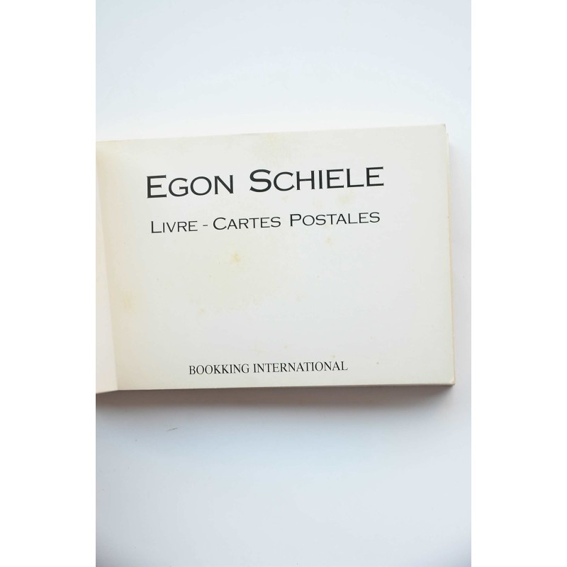 Egon Schiele. Livre de 30 cartes postales
