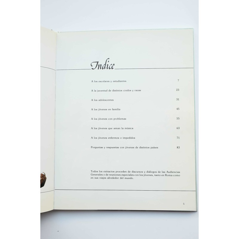 Querida gente joven : el Papa Juan Pablo II...