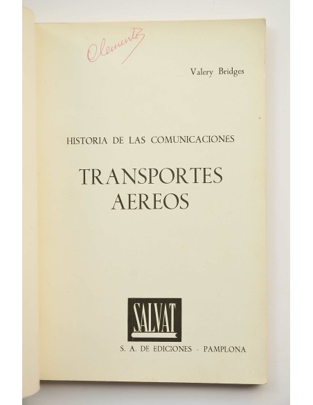 Historia de las comunicaciones: Transportes aéreos 