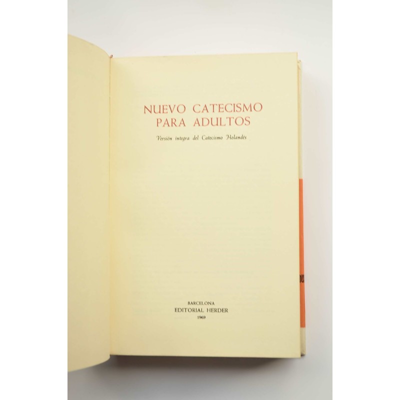 Nuevo catecismo para adultos