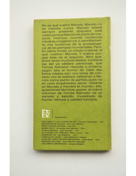 Vuelve Manolo
