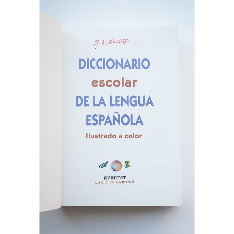 Diccionario escolar de la Lengua Española Everest