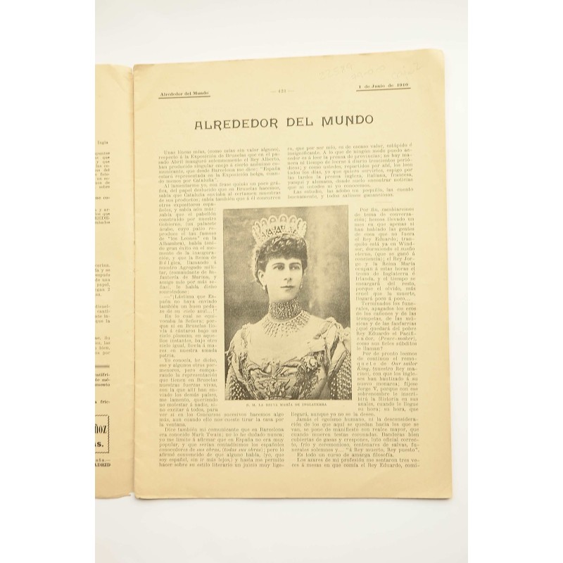 Alrededor del Mundo. nº 574 - 1 Junio 1910