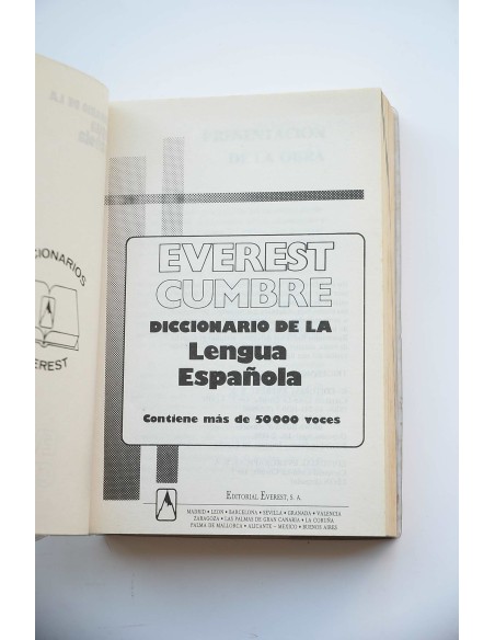 Everest cumbre. Diccionario de la lengua española