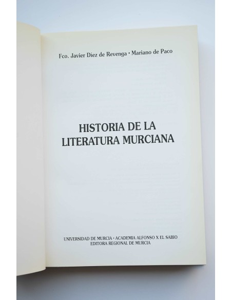 Historia de la literatura murciana