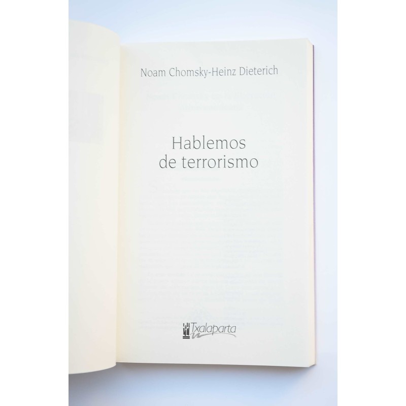 Hablemos de terrorismo