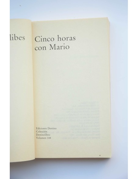 Cinco horas con Mario