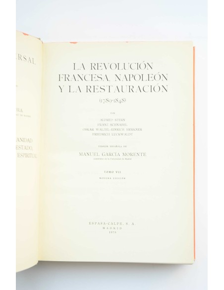 La Revolución francesa y La Restauración (1789 - 1848)