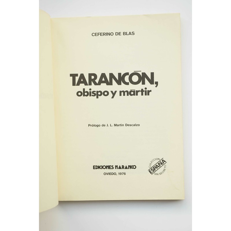 Tarancón, obispo y mártir