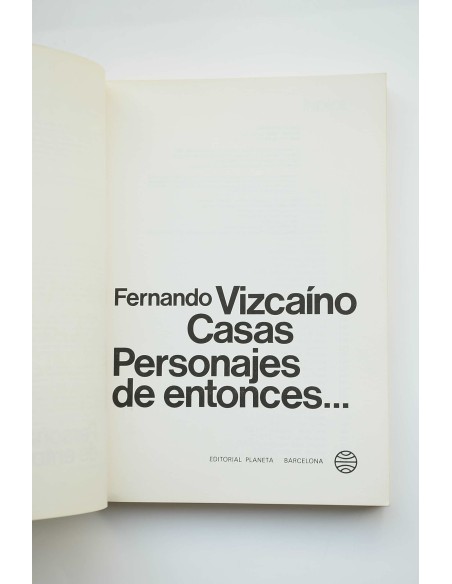 Personajes de entonces...