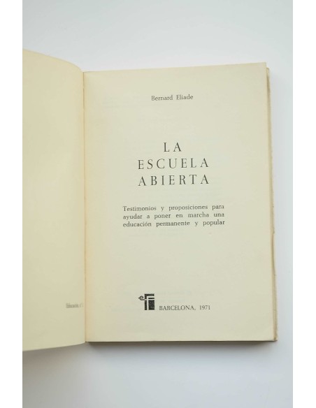 La escuela abierta