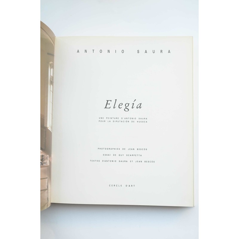 Elegía. Antonio Saura