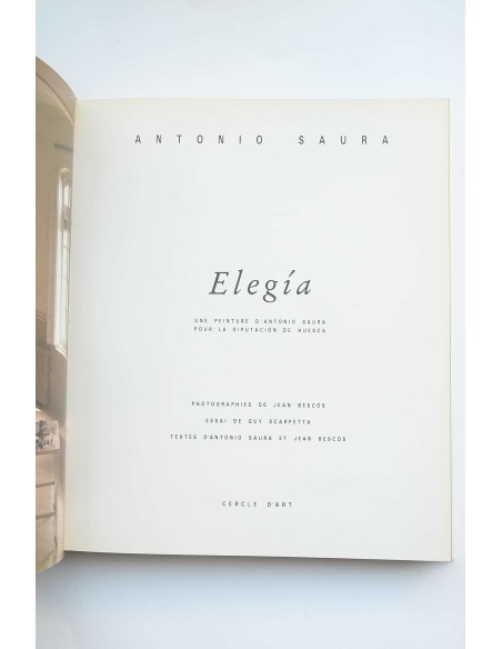 Elegía. Antonio Saura