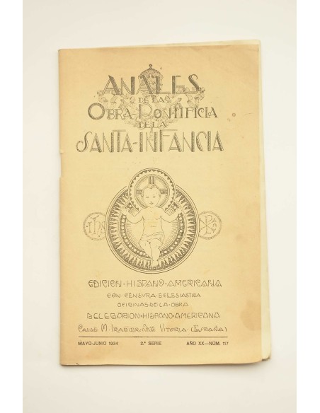Anales de la obra pontifícia de la Santa Infancia. Mayo - junio 1934, nº 117