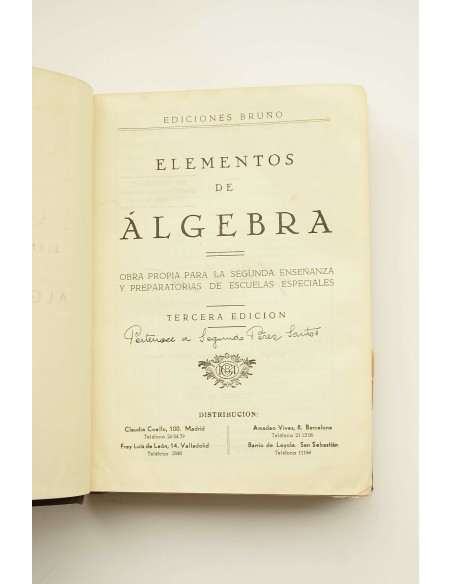 Elementos de álgebra