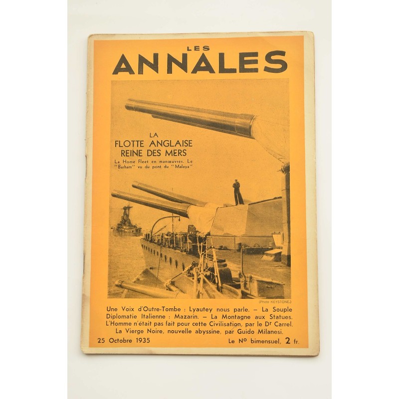 Les Annales Politiques Littéraires.-- 52º année, Nº 2541 (25 octobre 1935)
