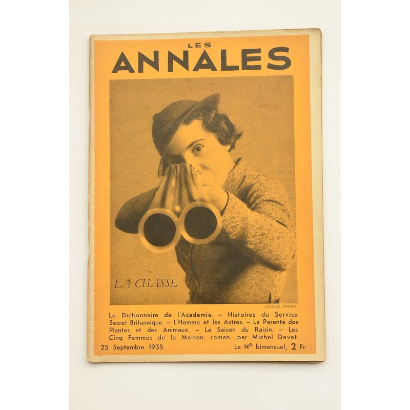 Les Annales Politiques Littéraires.-- 52º année, Nº 2539 (25 sept. 1935)