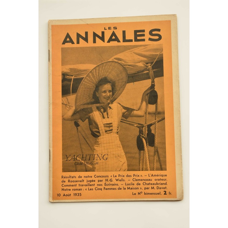 Les Annales Politiques Littéraires.-- 52º année, Nº 2536 (10 aout 1935)