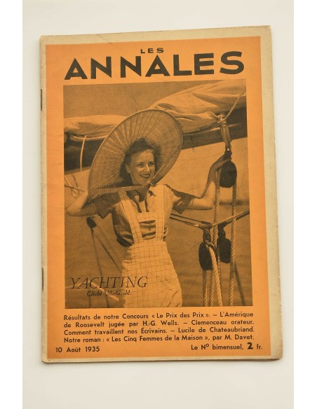 Les Annales Politiques Littéraires.-- 52º année, Nº 2536 (10 aout 1935)