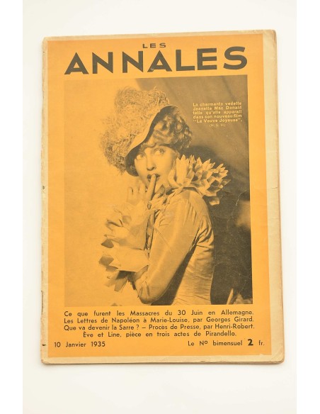 Les Annales Politiques Littéraires.-- 52º année, Nº 2522 (10 janvier 1935)
