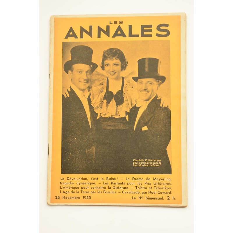 Les Annales Politiques Littéraires.-- 52º année, Nº 2543 (25 novembre 1935)
