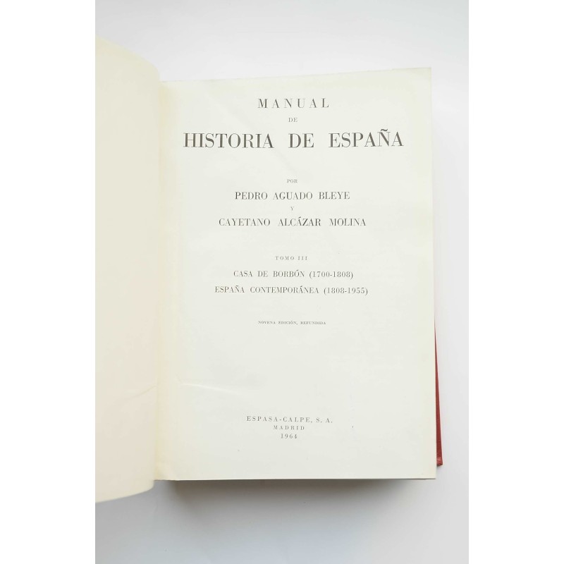 Manual de historia de España