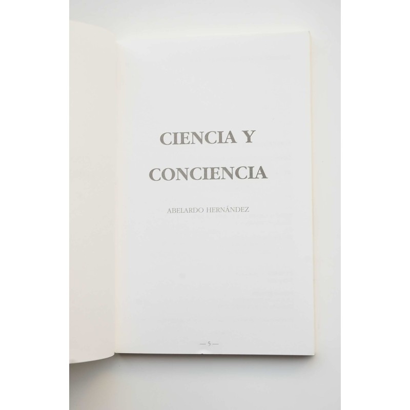 Ciencia y conciencia