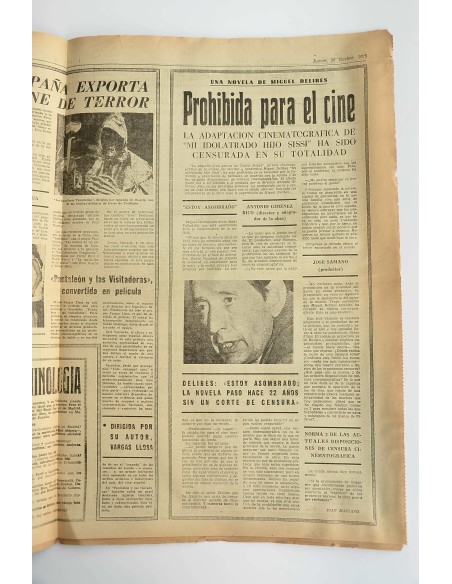 Línea. Diaro Provincial del Murcia (20 noviembre 1975) Ha muerto Franco