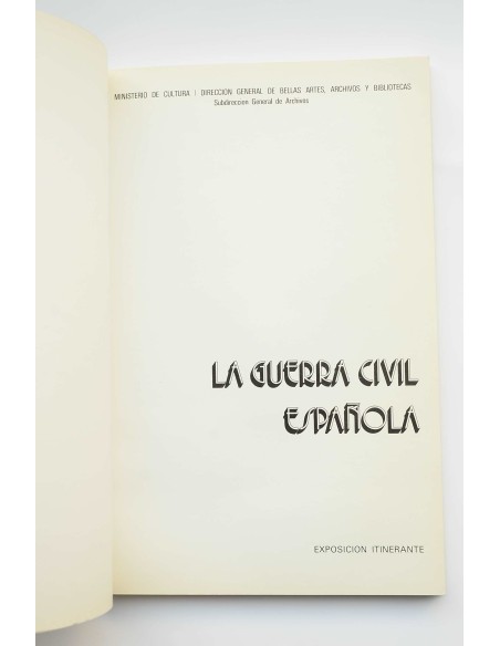 La Guerra Civil Española. Catálogo de exposiciones