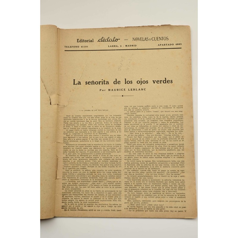 La señorita de los ojos verdes