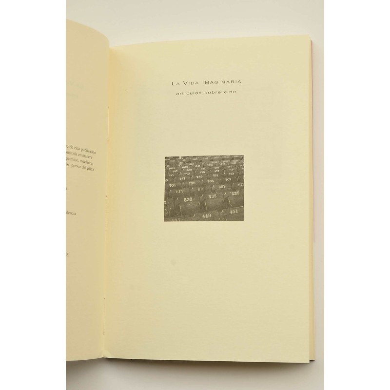 La vida imaginaria : artículos sobre cine