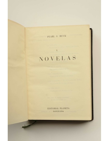 Novelas. Tomo V