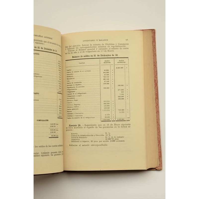 Teneduría de libros. Tercer grado. Contabilidad...