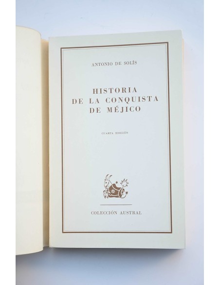 Historia de la conquista de Méjico