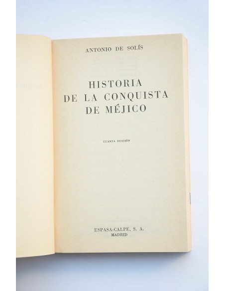 Historia de la conquista de Méjico