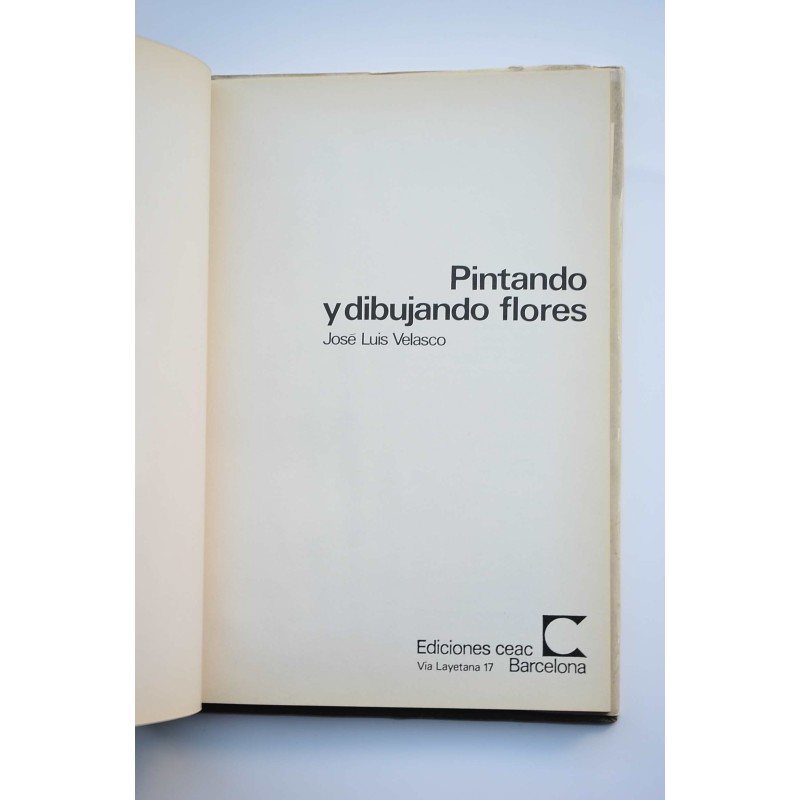 Pintando y dibujando flores