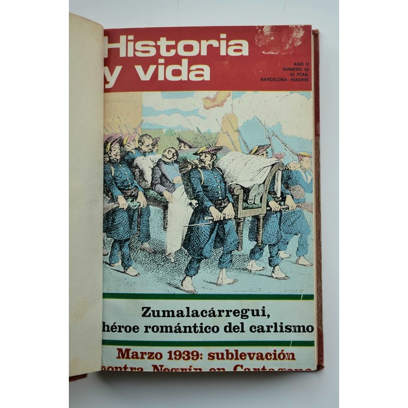 Historia y vida : revista mensual - Año 1972...