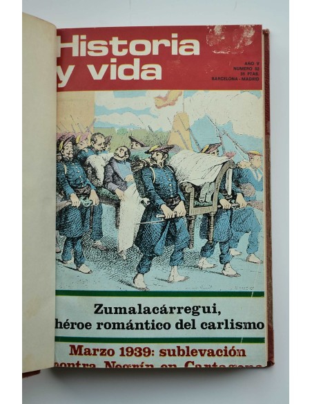Historia y vida : revista mensual - Año 1972 (julio - diciembre)