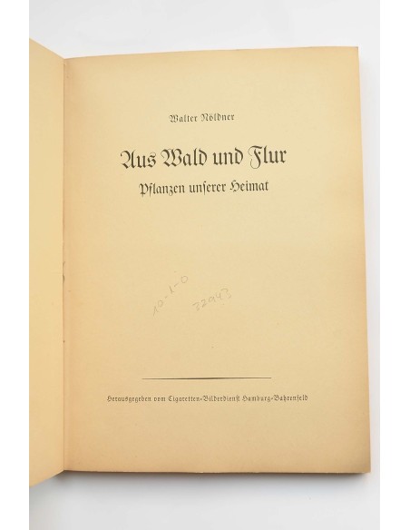 Aus wald und flur pflanzen unferer heimat